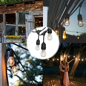 Outdoor Commercial Quality Edison Patio String Lights