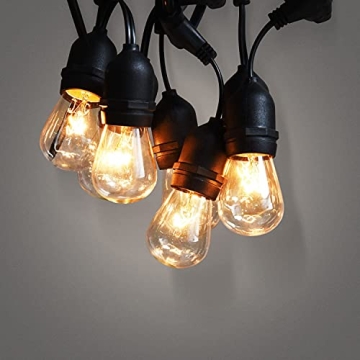 Outdoor Commercial Quality Edison Patio String Lights