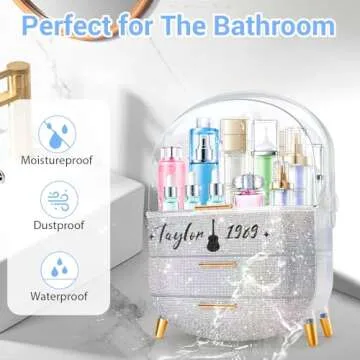 Ptesly Makeup Organizer for Teen Girls and Women