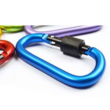 Onwon Aluminum Carabiners - 10 PCS for Outdoor Adventures