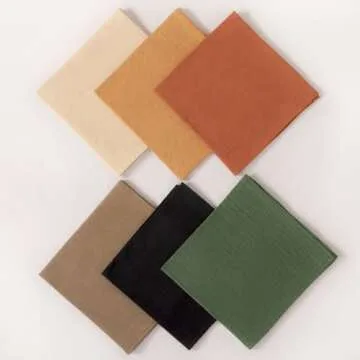 Socomi Linen Napkins Olive Green Easter Spring Cloth Napkins Bulk Washable Cotton Napkins Set of 4 17"x17" for Wedding Party Bridal Baby Shower Birthday Table Decorations