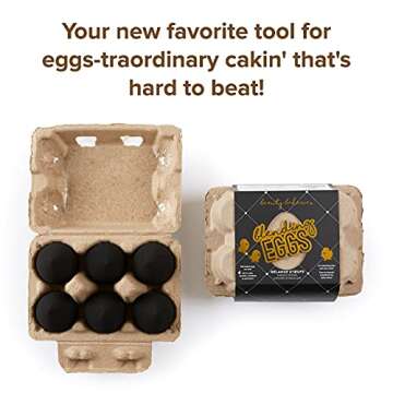 Beauty Bakerie Blending Egg Beauty Sponge Cosmetic Face Make up Blender Sponge Applicator for Powder, Liquid, Foundation, Concealer and Blending, Latex Free 6 Pack Set, Black Egg-cellence