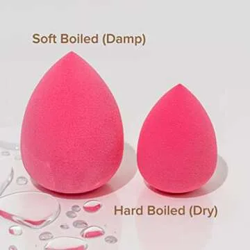 Beauty Bakerie Blending Egg Beauty Sponge Cosmetic Face Make up Blender Sponge Applicator for Powder, Liquid, Foundation, Concealer and Blending, Latex Free 6 Pack Set, Black Egg-cellence