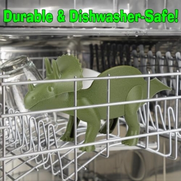 Funwares Original Tricerataco - The Ultimate Dinosaur Taco Holder, Fun and Practical White Elephant Gift, Hold 2 Tacos