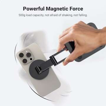 UGREEN Magnetic Phone Stand Compatible with MagSafe iPhone Holder for Desk Ergonomic Design Adjustab...