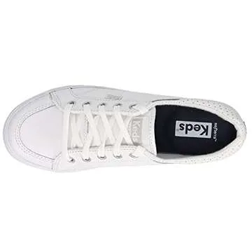 Keds Center 2 Lace Up White Leather Sneakers for Women
