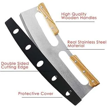 14 Inch Pizza Cutter for Effortless and Precise Slicing