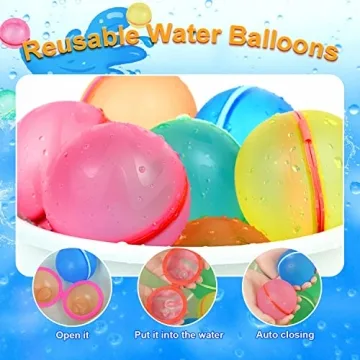 98K Reusable Water Balloons for All Ages - Fun & Safe