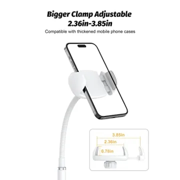 Adjustable Gooseneck Phone Stand for All Devices
