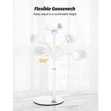 Adjustable Gooseneck Phone Stand for All Devices