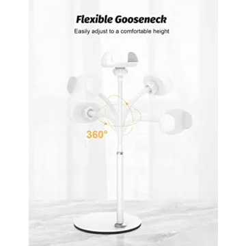Adjustable Gooseneck Phone Stand for All Devices
