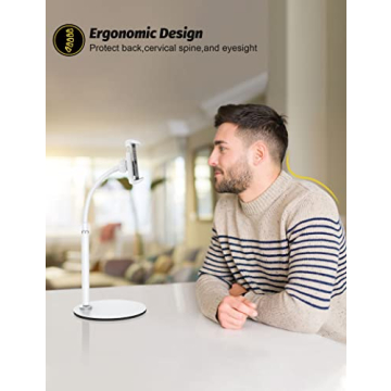 Adjustable Gooseneck Phone Stand for All Devices