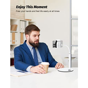 Adjustable Gooseneck Phone Stand for All Devices