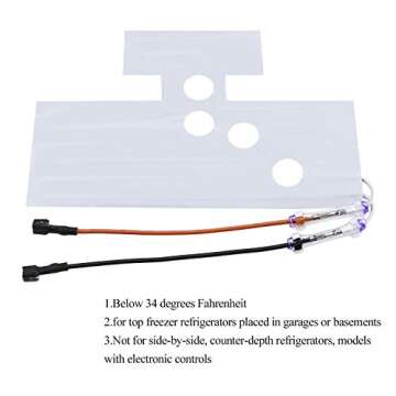 SWEETJOB 5303918301 Garage Heater Kit for Refrigerators