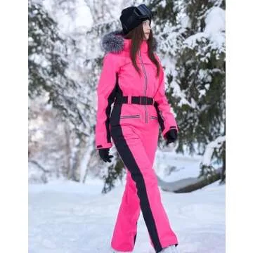 HIGH EXPERIENCE Women Slim Fit Ski Suit for Winter Adventures
