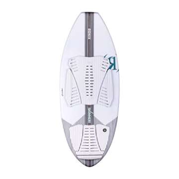 Ronix Flyweight Pro - WakeSurf Skimmer - Glacier White/Carbon/Aqua.