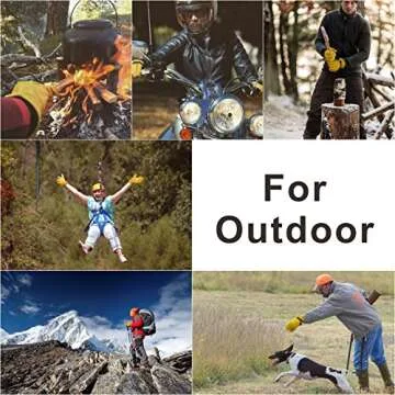 Durable Kim Yuan Leather Work Gloves for Gardening & Construction