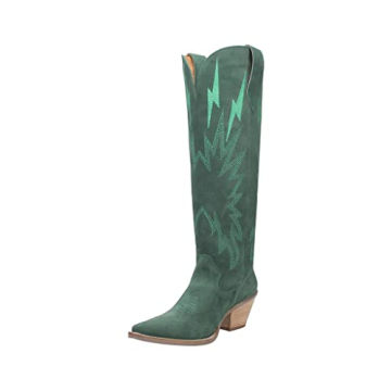 Dingo Boots Women's Thunder Road Fashion Boot - Comfortable Green Footwear