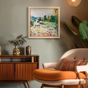 ArtbyHannah Gold Framed Canvas Wall Art