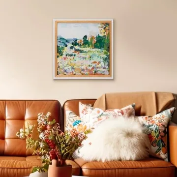 ArtbyHannah Gold Framed Canvas Wall Art