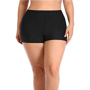 Stylish Yonique Plus Size Tankini Swimwear for Women