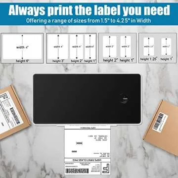300DPI High Resolution Thermal Label Printer - Cost effective shipping solution