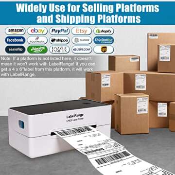 300DPI High Resolution Thermal Label Printer - Cost effective shipping solution