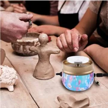 AnyWayFun Mini Pottery Wheel for Kids & Beginners