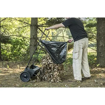 Agri-Fab 45-0218 " 26" Push Behind Lawn Sweeper, 7 cu. ft Hopper Bag Capacity; Leaf & Grass Cathcher, with Adjustable Brush Height