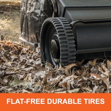 Agri-Fab 45-0218 " 26" Push Behind Lawn Sweeper, 7 cu. ft Hopper Bag Capacity; Leaf & Grass Cathcher, with Adjustable Brush Height