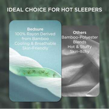 Luxurious Bedsure Cooling Pillow Cases - Soft and Breathable for Hot Sleepers