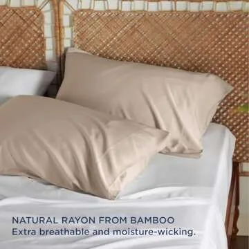 Bedsure Bamboo Cooling Pillow Cases for a Comfortable Sleep