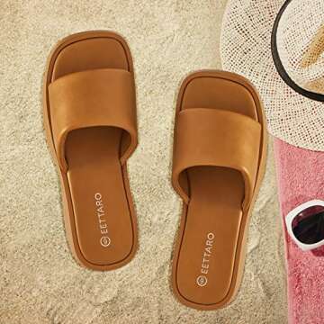Stylish EETTARO Women's Platform Sandals for Summer Comfort