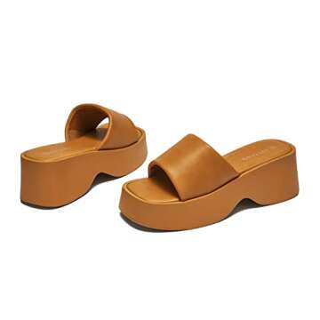 Stylish EETTARO Women's Platform Sandals for Summer Comfort