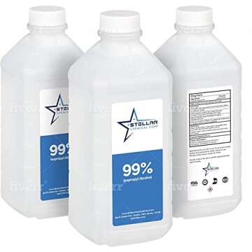 99% Isopropyl Alcohol Antiseptic Solution - 16 OZ - 3 Pack