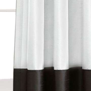 Lush Decor Prima Block Curtains - Elegant Home Decor