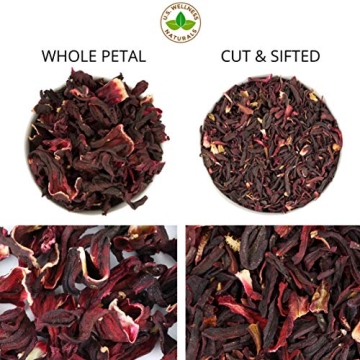 Organic Hibiscus Tea - Caffeine Free Herbal Tea 1LB