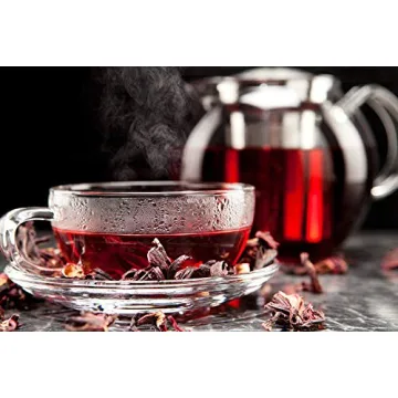 Organic Hibiscus Tea - Caffeine Free Herbal Tea 1LB