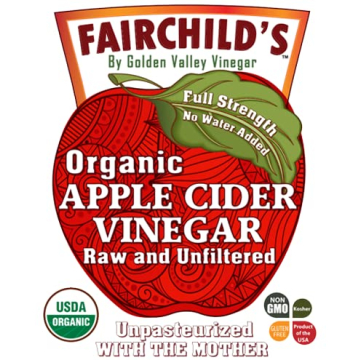 Organic Raw & Unfiltered Apple Cider Vinegar – Two Pack
