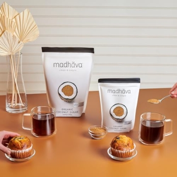 MADHAVA Organic Coconut Sugar, Natural Sweetener, Vegan