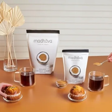 MADHAVA Organic Coconut Sugar, Natural Sweetener, Vegan