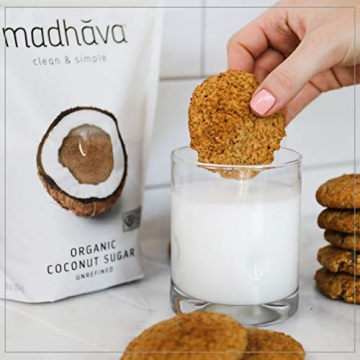 MADHAVA Organic Coconut Sugar, Natural Sweetener, Vegan