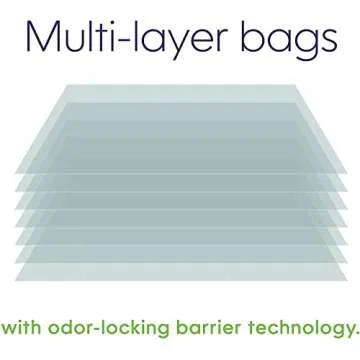 Litter Genie Ultimate Cat Litter Disposal System Refills, Lock Away Odors, Purple ,12 Cartridges