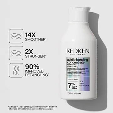 REDKEN Bonding Shampoo + Lightweight Liquid Conditioner Set | For Fine, Damaged Hair Repair | Acidic Bonding Concentrate | Strengthens Weak Hair and Repairs Hair Bonds
