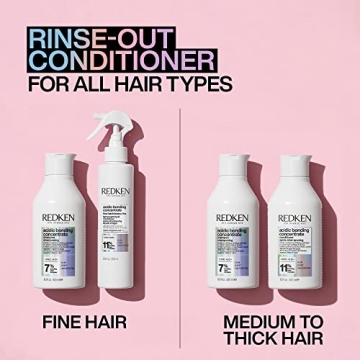 REDKEN Bonding Shampoo + Lightweight Liquid Conditioner Set | For Fine, Damaged Hair Repair | Acidic Bonding Concentrate | Strengthens Weak Hair and Repairs Hair Bonds
