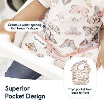 Tiny Twinkle Waterproof Baby Bib - Easy Clean & Adjustable