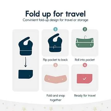 Tiny Twinkle Waterproof Baby Bib - Easy Clean & Adjustable