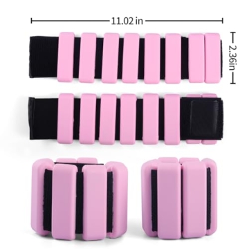 Chenicty Adjustable Ankle Wrist Weights for Enhanced Fitness