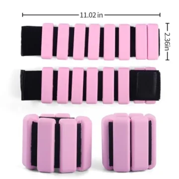 Chenicty Adjustable Ankle Wrist Weights for Enhanced Fitness