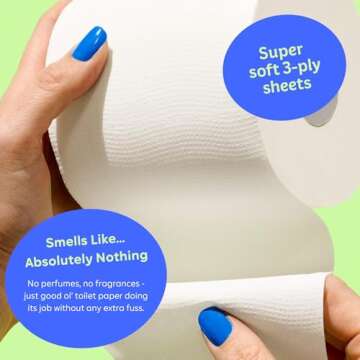 Biodegradable Bamboo Toilet Paper - Eco-friendly Comfort